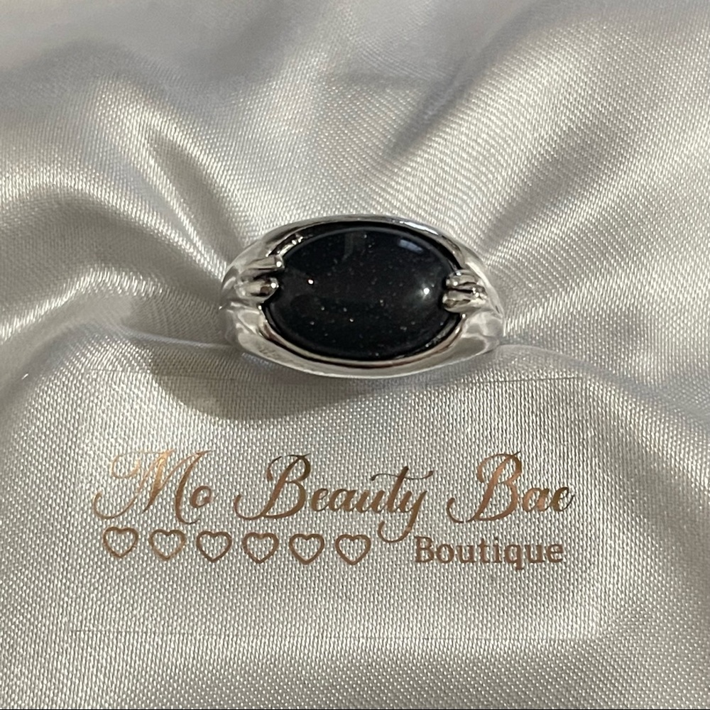 Blue Sandstone Ring - Picture 4 of 6
